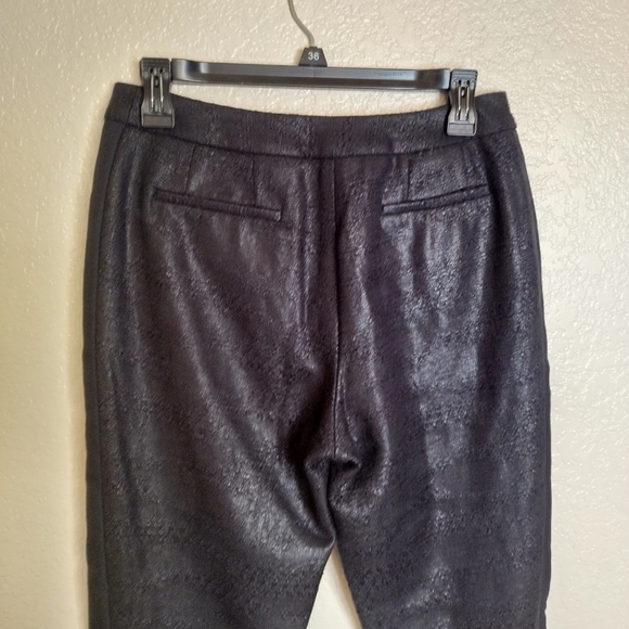 creatures of the wind texture buttoned jewels straight leg pants sz 4 - Picture 6 of 9